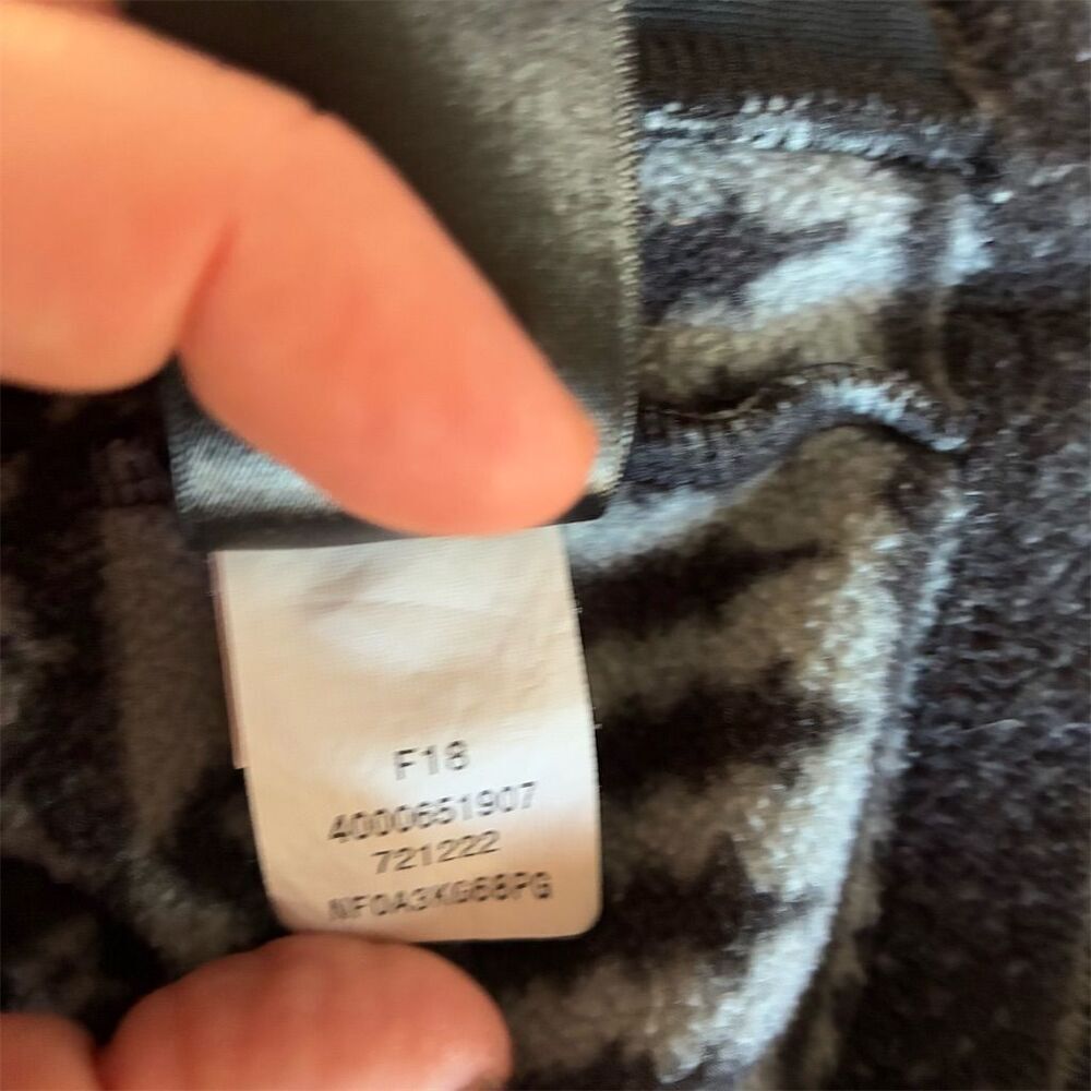 The North Face Girls Aztec 1/4 Zip Fleece Jacket Black Size 14-15 - Picture 9 of 9